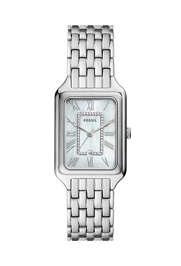 Raquel 26mm Three-Hand Date Stainless Steel Watch
