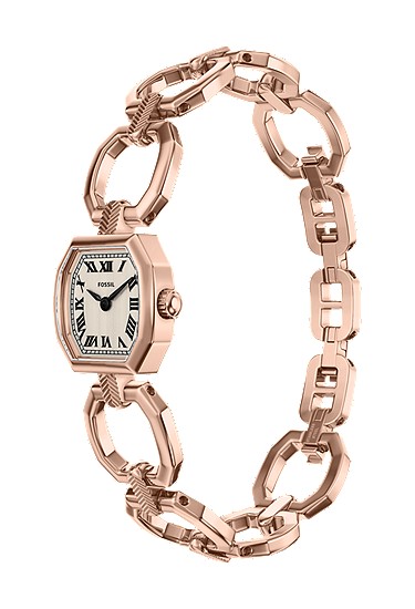Harlow Mini 20mm Two-Hand Rose Gold-Tone Stainless Steel Watch - Image 7