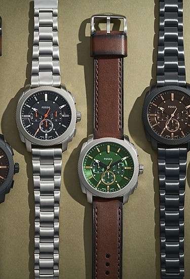 Machine 44mm Chronograph Black Stainless Steel Watch - Image 6